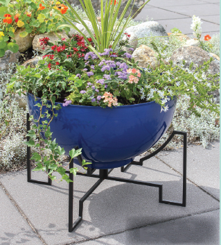 Wrought Iron Plants Stand with Planter