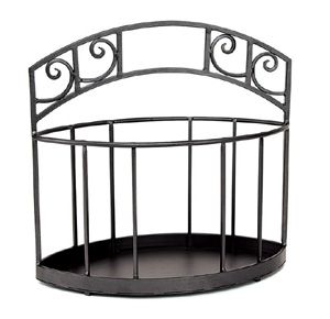 Wrought Iron Fireplace Wood Holder