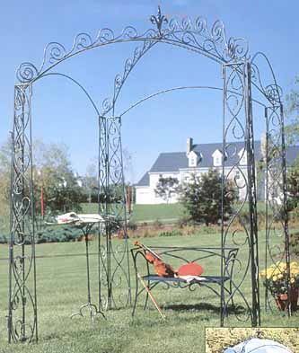 Wrought Iron Garden Pavilions