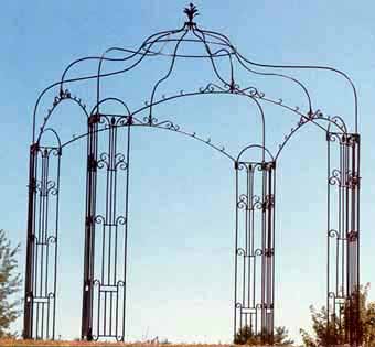 Wrought Iron Garden Pavilions