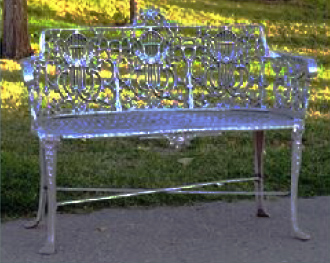 Cast Aluminum Garden Patio Furniture 7 pc Lattice Dining Set