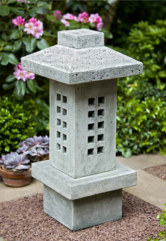 Cast Stone Oriental Lantern