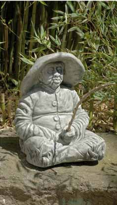 Cast Stone Oriental Statue