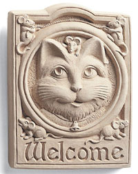 Cast Stone Welcome Plaques