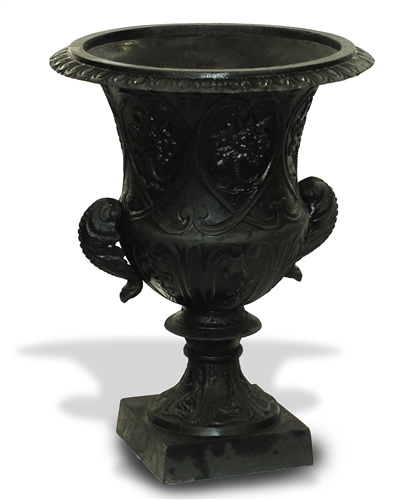 Large Cast Iron Urn