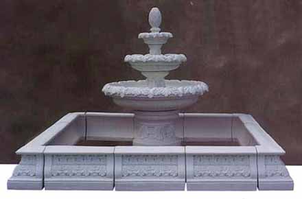 Garden Fountain with Pool