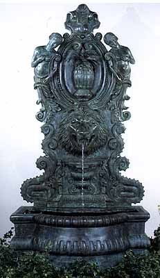 Bronze Wall Fountain