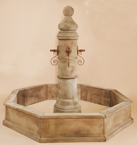 Fountain with pool,Garden Fountain,  Cast Stone Garden Fountain 