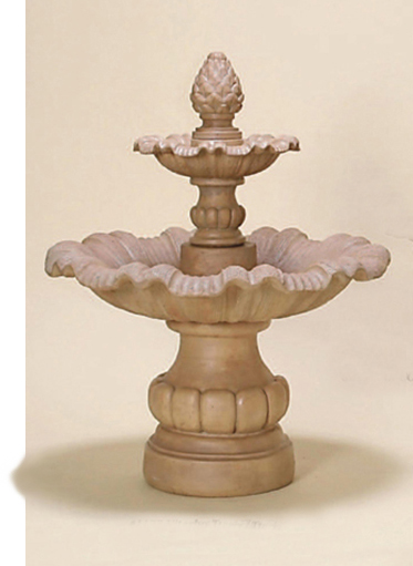  Garden Fountain, Cast Stone Garden Fountain