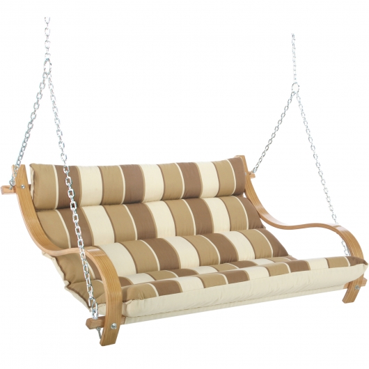 Cedar Swing Double Cushioned Swing