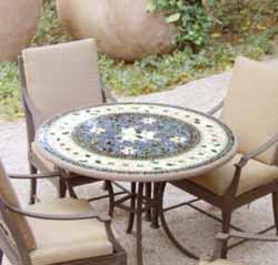 Mosaic Top Bistro Table