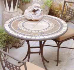 Mosaic Top Bistro Table