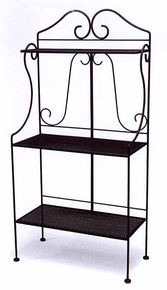 Bakers Rack, Wrought Iron Baker's Rack