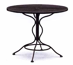 Wrought Iron Dining Table  by Woodard