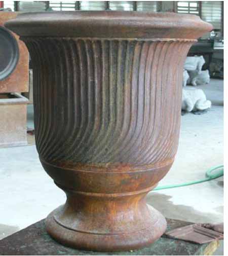 cast stone urn