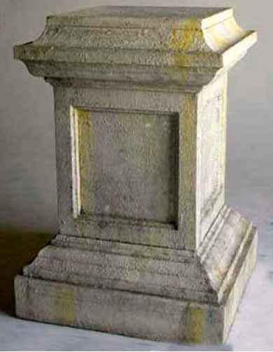 cast stone pedestal