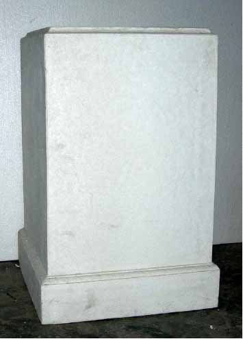 cast stone pedestal