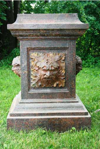 cast stone pedestal