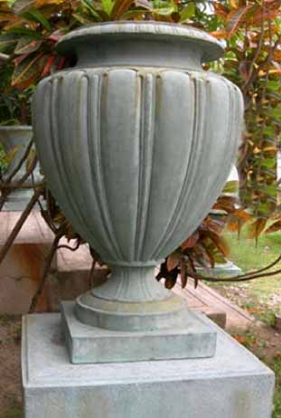 cast stone urn