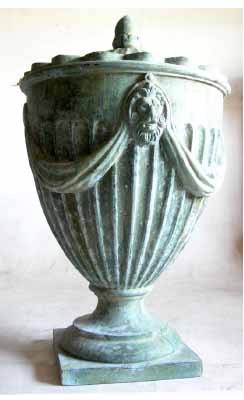 cast stone urn