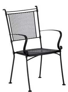 wrought iron dining chair