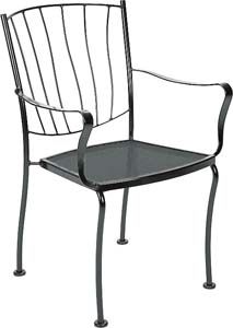 wrought iron dining chair