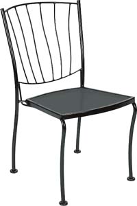 wrought iron dining chair