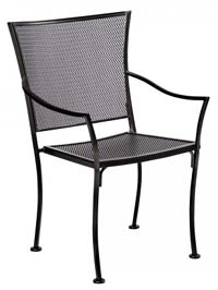 wrought iron dining chair