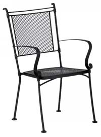 wrought iron dining chair