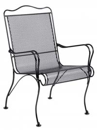 wrought iron dining chair