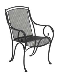 wrought iron dining chair