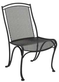 wrought iron dining chair