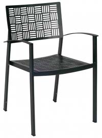 wrought iron dining chair