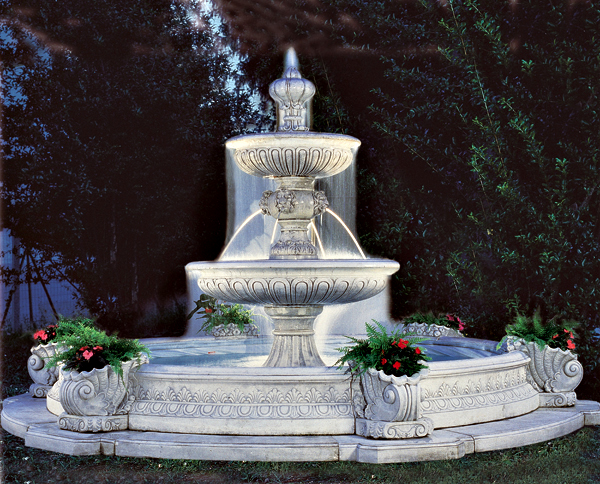 Marble Fountain with Pool