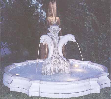 Italian Fountain with Pool