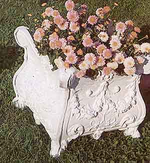 Cast Aluminum Garden Planter Square Planter